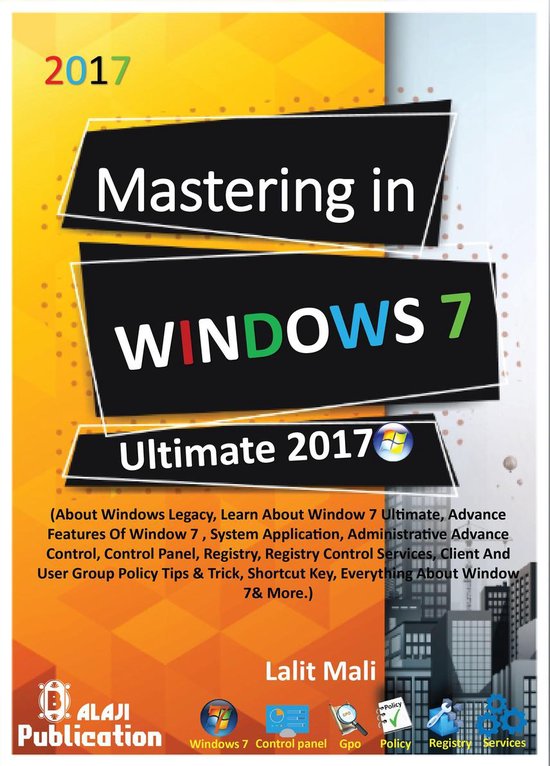 Mastering in windows 7 ultimate 2017 ebook - cover