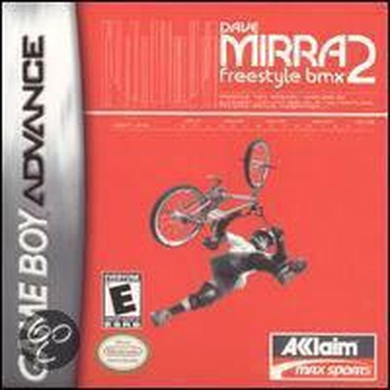 dave mirra freestyle bmx 2 gba