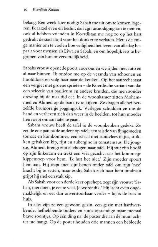 Een pagina uit het boek "Koerdisch Kirkuk".