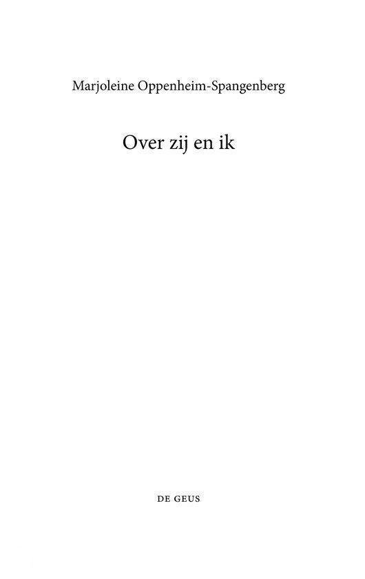 Over zij en ik