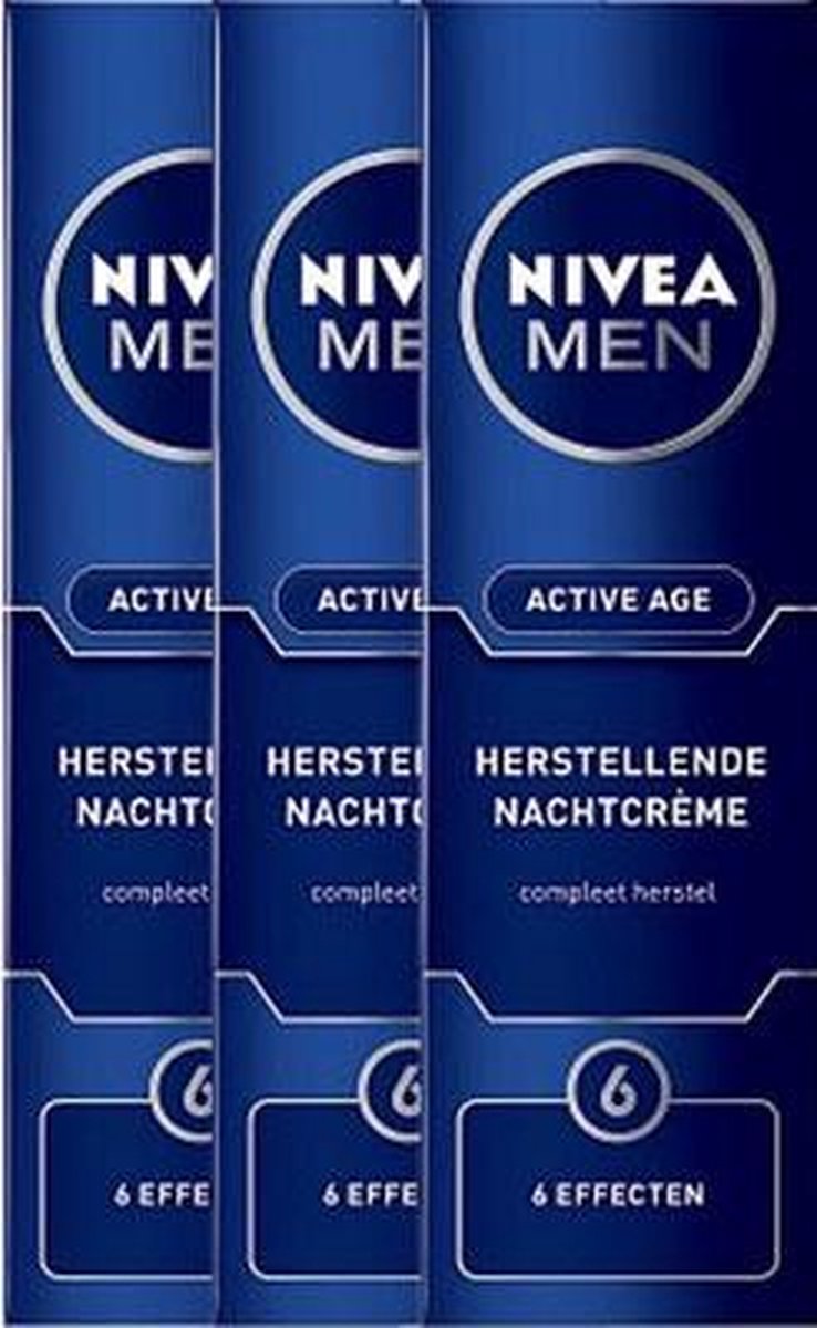 Nivea Men Age Herstellende Nachtcreme Voordeelverpakking | bol.com