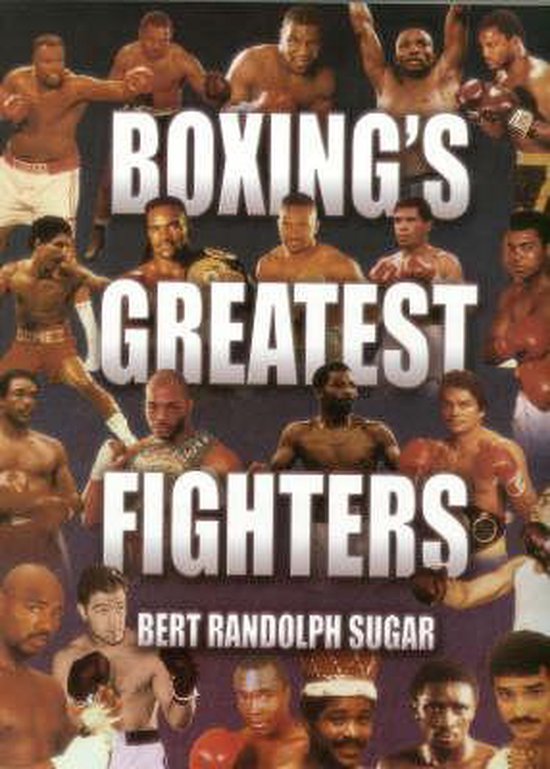 Boekomslag van 'Boxing's Greatest Fighters' met foto's van bokser
