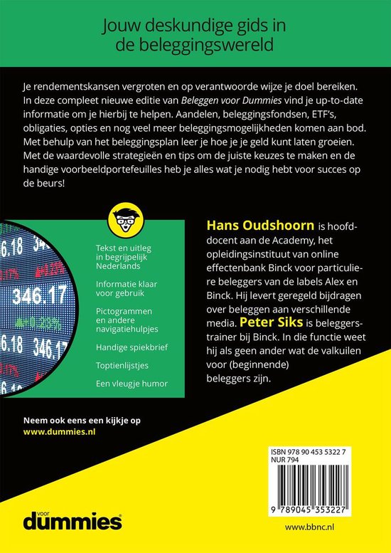 Voor Dummies  -   Beleggen voor Dummies