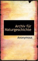 Archiv F R Naturgeschichte