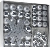 Home & Styling kerstballenset - 45 stuks - Plastic