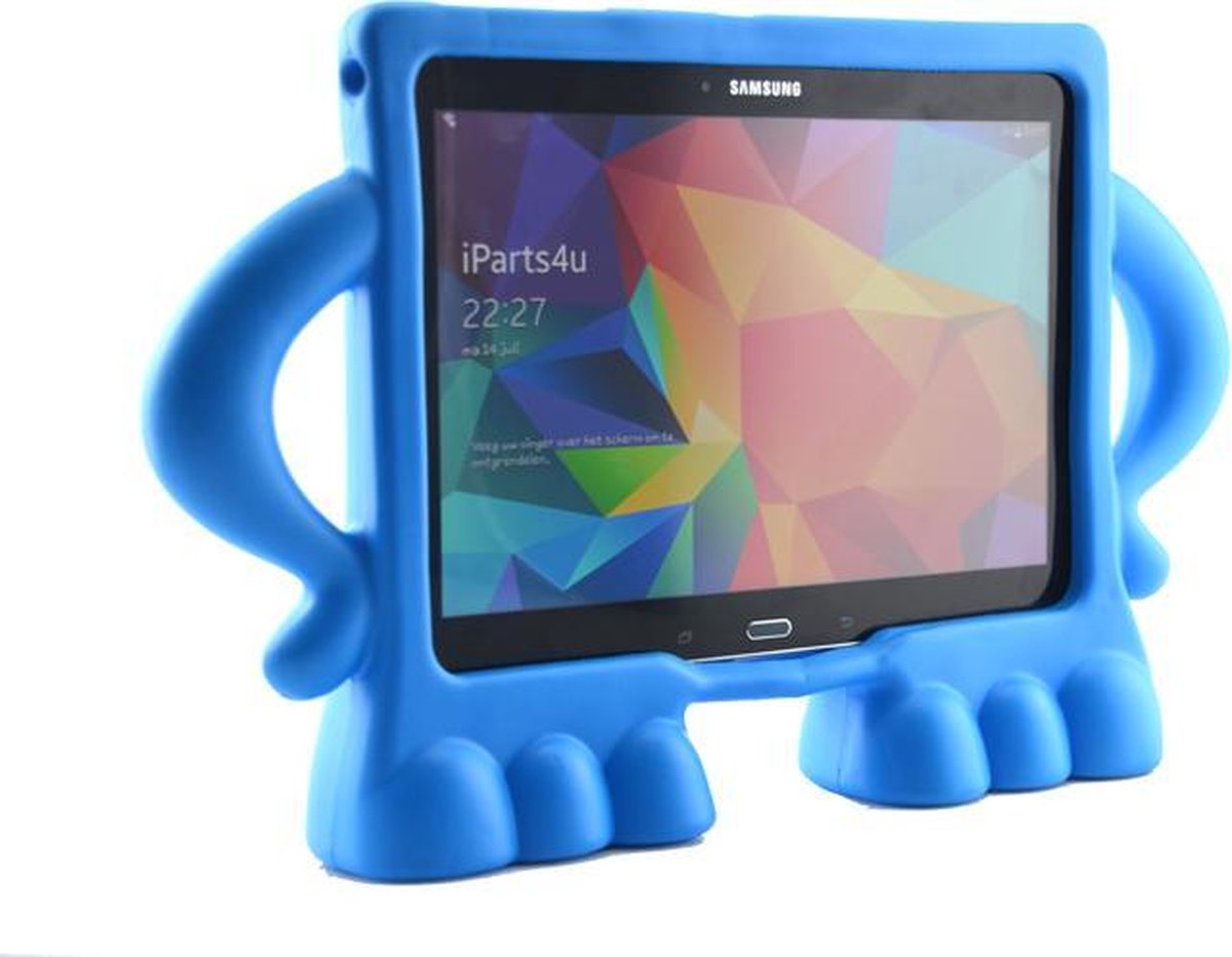 Fysica Charlotte Bronte breken Kinder Samsung Galaxy TAB 3 10.1 & TAB 4 10.1 Hoes Blauw | bol.com