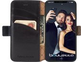 Bouletta Lederen Apple iPhone Xr Hoesje - Wallet Case - Pure Black