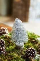Riviera Maison - Aspen Decoration Christmas Tree silver Antique - kerstboom - Zilver