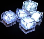 LED ijsblokjes - Lichtgevende ijsblokjes - LED - Wit - 12 stuks