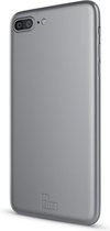 BeHello - iPhone 6 Plus / 6s Plus Hoesje - Zachte Back Case Soft Touch Gel Zilver