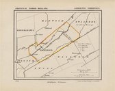 Historische kaart, plattegrond van gemeente Nibbixwoud in Noord Holland uit 1867 door Kuyper van Kaartcadeau.com
