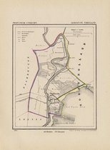 Historische kaart, plattegrond van gemeente Vreeland in Utrecht uit 1867 door Kuyper van Kaartcadeau.com