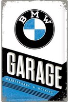 BMW Wandbord 'Garage' - Metaal - 40 x 60 cm