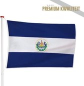 El Salvadoriaanse Vlag El Salvador 100x150cm - Kwaliteitsvlag - Geschikt voor buiten