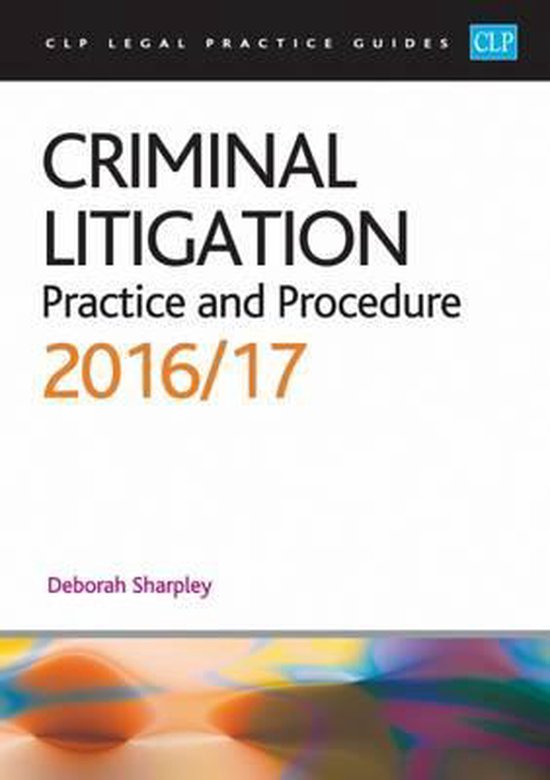 Criminal Litigation - cover