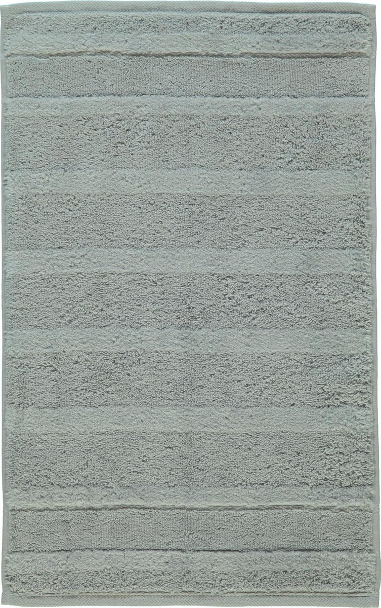Cawo Noblesse2 Uni Gastendoekje - Platina 30x50
