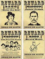 360 DEGREES - Amerikaanse wanted posters
