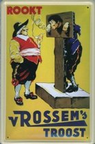 Van Rossem reclame Van Rossem's Troost reclamebord 10x15 cm