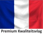 Franse Vlag Frankrijk 100x150cm Premium - Kwaliteitsvlag - Geschikt voor buiten