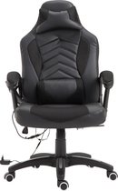 Bol.com Ergonomische Gaming massage stoel / Bureaustoel Zwart aanbieding