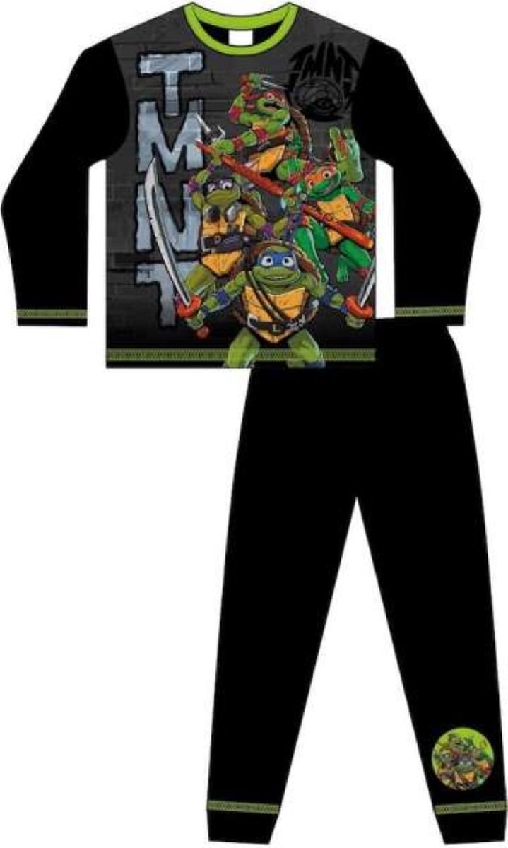 Teenage Mutant Ninja Turtles pyjama - zwart - TMNT pyama - maat 116