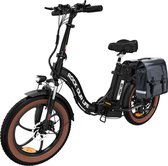 RCB Elektrische Fiets | Opvouwbare E-bike met fietstas | 20 Inch Fatbike | 11.2AH | 7 Versnellingen