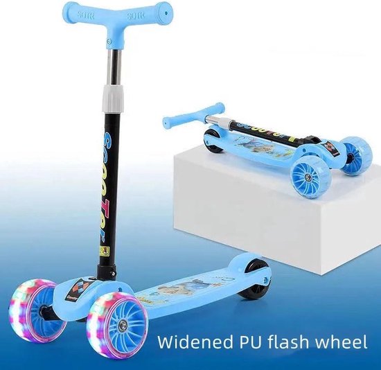 Trottinette Enfant 3 Roues Pliable Garçon Fille 3-8 ans Hauteur