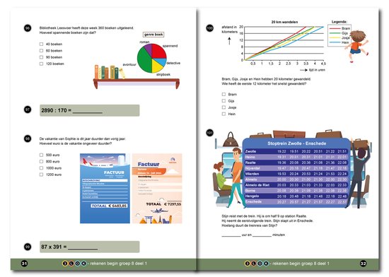 CITO Oefenboeken Voordeelset Rekenen & Begrijpend Lezen Begin Groep 8