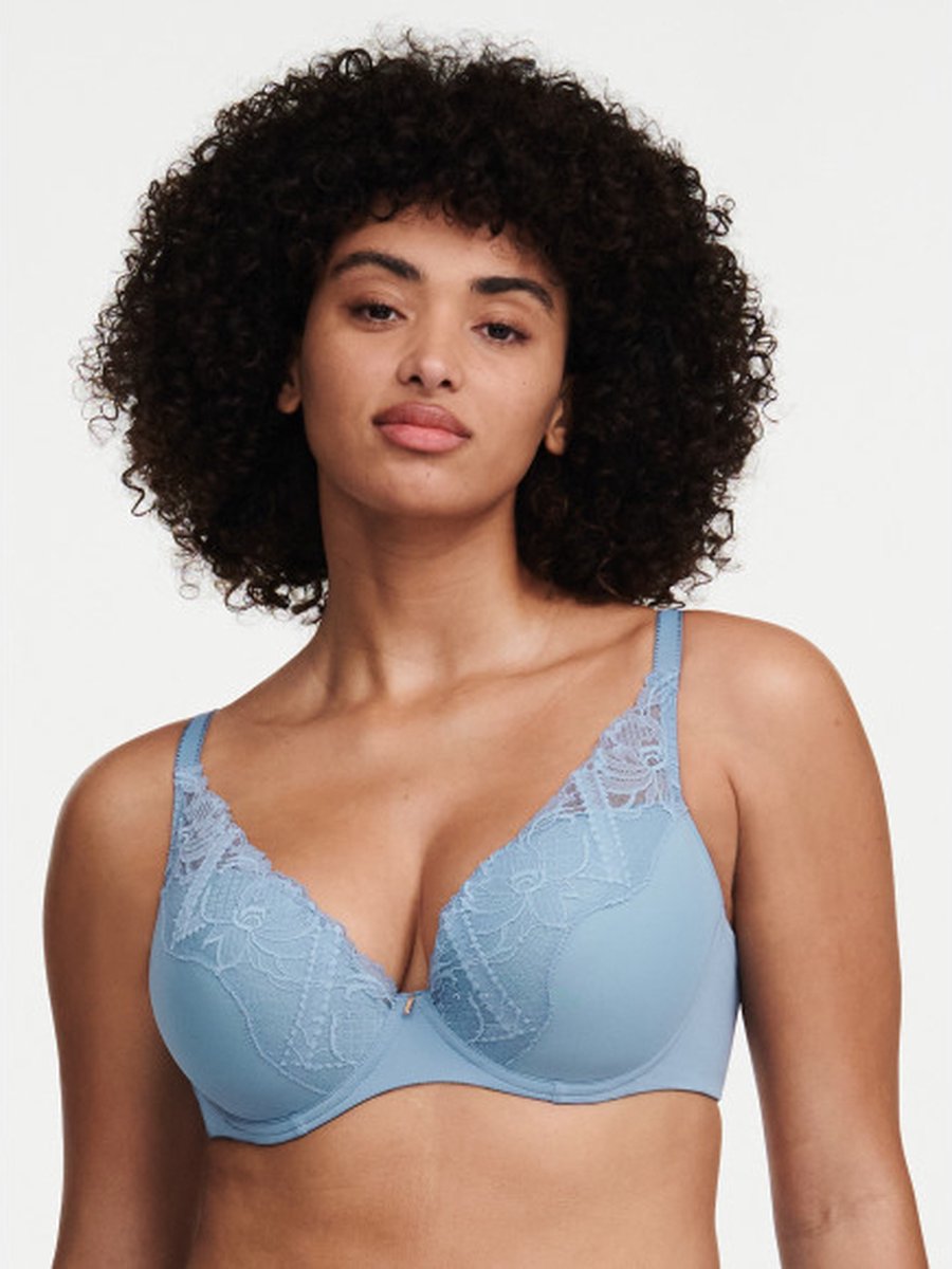 Chantelle Orangerie Dream - BH Voorgevormd – C17Q20 – Misty Grey - E75/90 Blauw