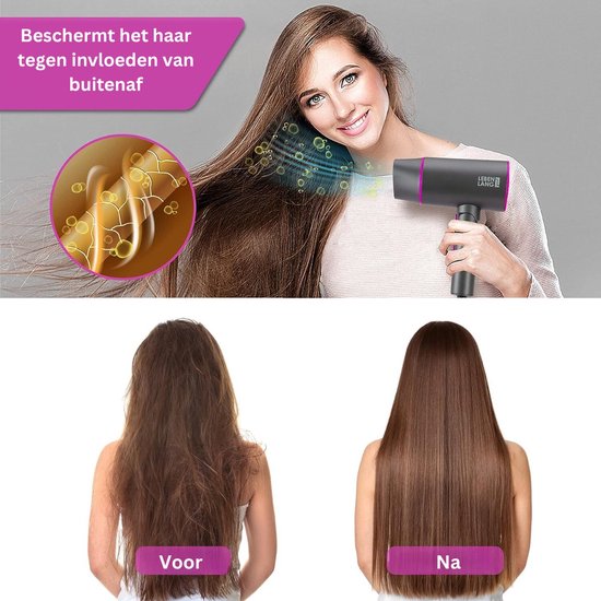 VENTIO : Sèche-Cheveux Ionique Pliable avec Accessoires