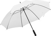 vidaXL - Paraplu - 130 - cm - wit