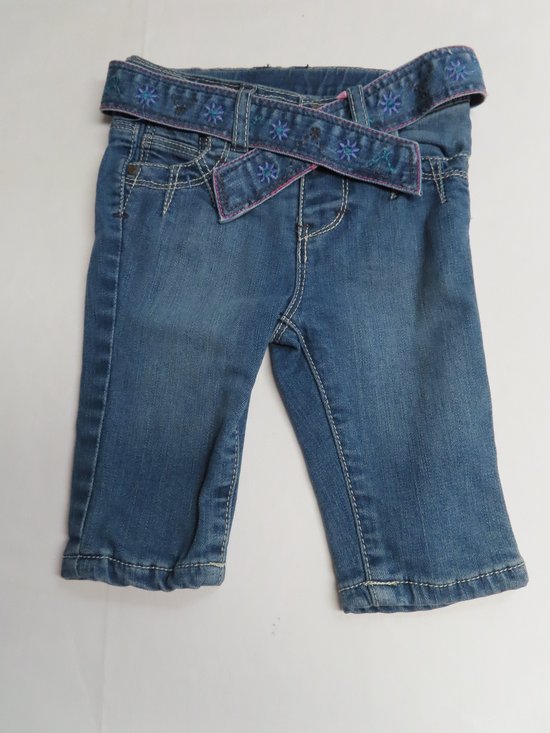 Lange broek - Jeans -gevoerd - Meisje - 9 maand 74