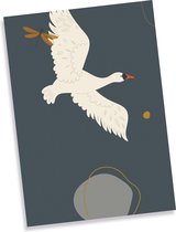 Wallpaperfactory - Behangstaal - Goose Navy