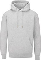 Herenhoodie 'Essential' met capuchon Heather Grey - XS