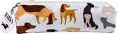 Etui Barks Hond Canvas Potlodenkoker - 20x5,5x5,5cm