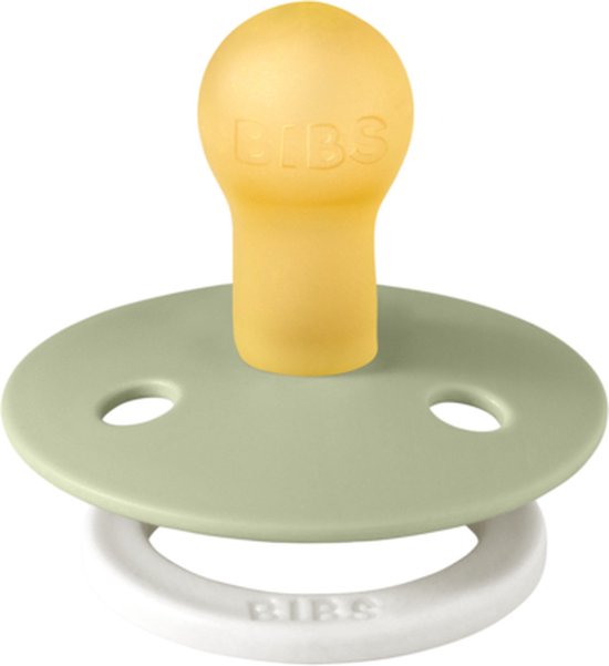 Bibs - Sage Glow - maat 1 - Glow in the Dark - Natuurrubber - Leeftijd: 0 tot 6 maanden van BIBS — afbeelding 2
