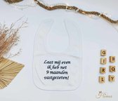 Kraamcadeau voor meisjes - jongens - Hawsaz.nl cadeau -Gepersonaliseerd - Babygeschenkset - slabbetje met tekst - Babycadeau - Babyversorging - Babyshower - geboortecadeau -