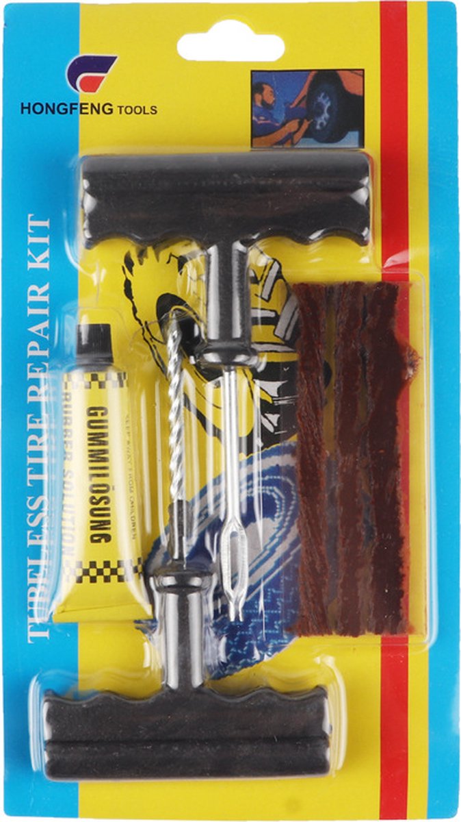 Proppenset - Autoband repareren - 3 pack - Bandenreparatiepakket - Bandenplakset - Bandenreparatiegereedschap - Bandenreparatiemateriaal - Bandenreparatiesetje thumbnail 2