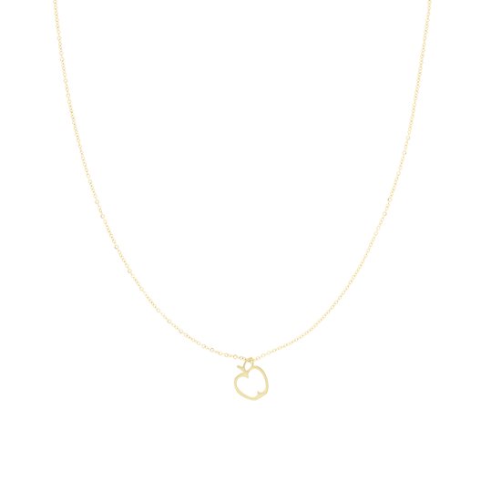 OOZOO Jewellery - Collier doré avec une pomme - SN-2043
