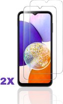 AziLine Screenprotector 2X geschikt voor Samsung Galaxy A14 - 9H Luxe Tempered Glas 2X Bescherming A14 - Premium Kwaliteit Glas Schermbescherming geschikt voor Samsung Galaxy A14 5G