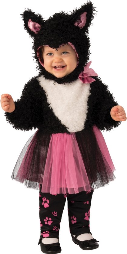 Rubies - Costume de chat et chat - Skatty Catty - Fille - Rose, Zwart - Taille 92 - Déguisements - Déguisements