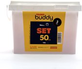 Tiling Buddy - Levelling Starterskit - 3mm - 50 stuks - Tegel Nivelleersysteem
