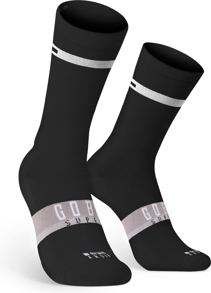 Gobik Superb Fietssokken Horizon Extra Lang Zwart – L/XL (43-46)