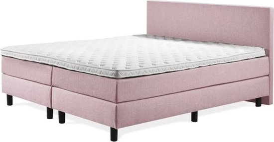 Boxspring Luxe 200x200 Glad Oud Roze