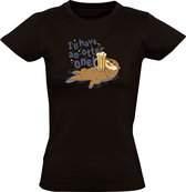 I'll have an otter one Dames T-shirt - feest - dieren - festival - bier - cafe - alcohol - kroeg - drank - otter - humor - grappig