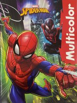 MultiColor - Marvel Spider-man - spiderman - livre de coloriage pour enfants idéal pour les crayons de couleur