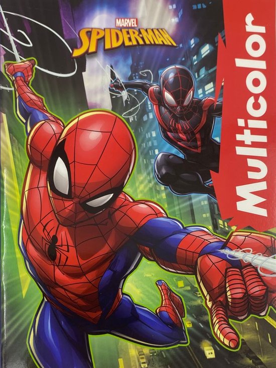 MultiColor - Marvel Spider-man - spiderman - livre de coloriage pour  enfants idéal