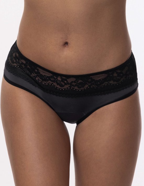 Dorina 2-pack Hipster Sous-vêtements menstruels - Dentelle - M - Zwart