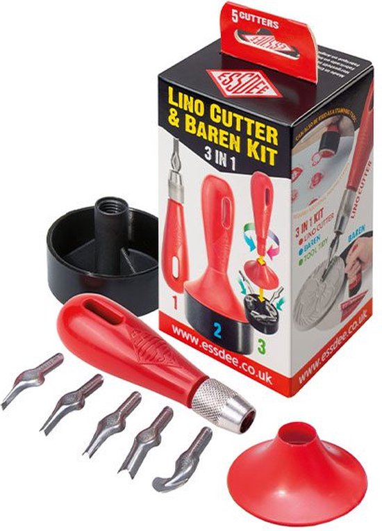 Essdee 3-in-1 Linosnede Baren Set 5 Cutters - Essdee