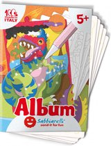 Sabbiarelli Zandschilderen Album Dino's 15x20 cm